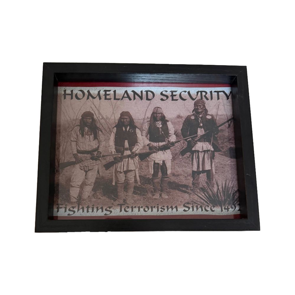 Homeland Security "Since 1492" Framed Photo